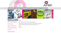 Desktop Screenshot of afsp.org.uk